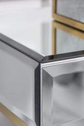 Lorenzo Mirrored Console Table - thumbnail 3