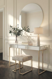 Lorenzo Mirrored Console Table - thumbnail 2