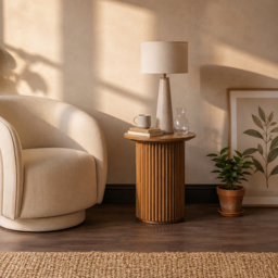 "Ophelia Chestnut Side Table " - thumbnail 2