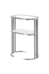 Aria Side Table Silver - thumbnail 1