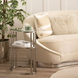 Aria Side Table Silver - thumbnail 2