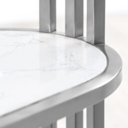 Aria Side Table Silver - thumbnail 4