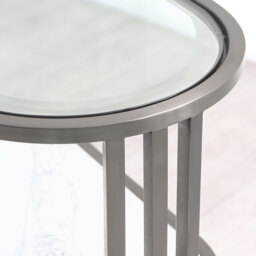 Aria Side Table Silver - thumbnail 3