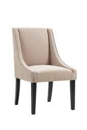 Sia 4-6 Seat Dining Table and 4 Chatsworth Dining Chairs - Taupe - thumbnail 8