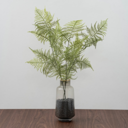 Large Dove Grey Glass Vase - thumbnail 2