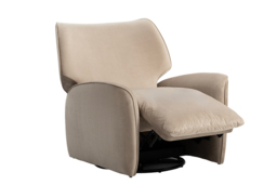 "Valmont Swivel Recliner Armchair - Taupe " - thumbnail 4