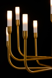 "Gracia Twelve Light Pendant Brass " - thumbnail 5