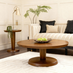 Sia Coffee Table - Chestnut - thumbnail 2