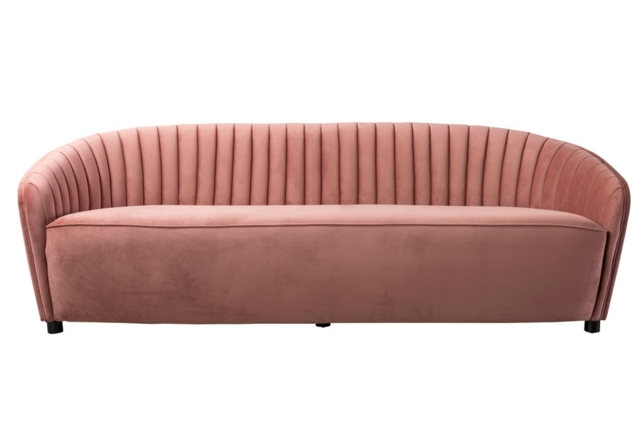 Alice Three Seat Sofa - Blush Pink - image 1