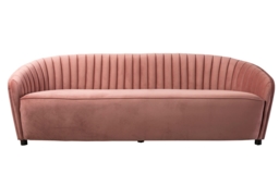 Alice Three Seat Sofa - Blush Pink - thumbnail 1