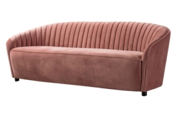 Alice Three Seat Sofa - Blush Pink - thumbnail 5