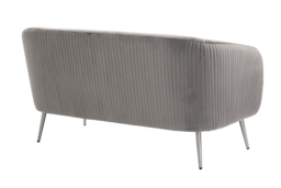 Roanna Two Seat Sofa - Dove Grey - Silver + Brass Legs - thumbnail 6