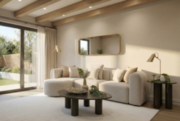 "Dune Three Seat Sofa – Parchment " - thumbnail 3