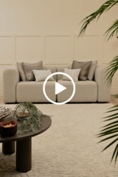"Dune Three Seat Sofa – Parchment " - thumbnail 4