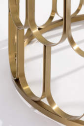 Pino 6-8 Seat Brass Dining Table - thumbnail 4