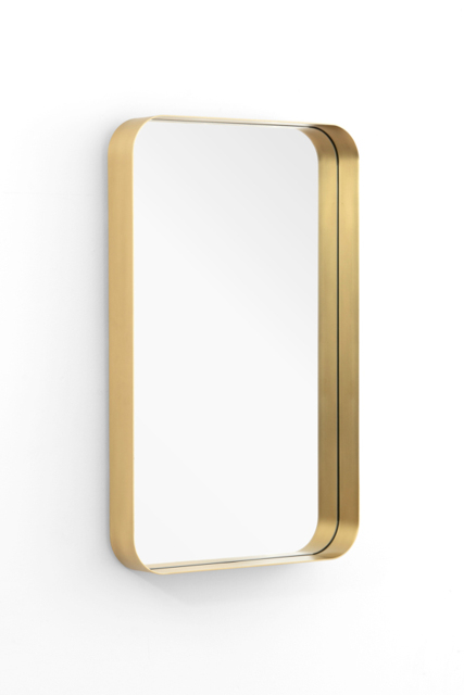 Alana Rectangular Mirror – Brass - image 1