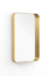 Alana Rectangular Mirror – Brass