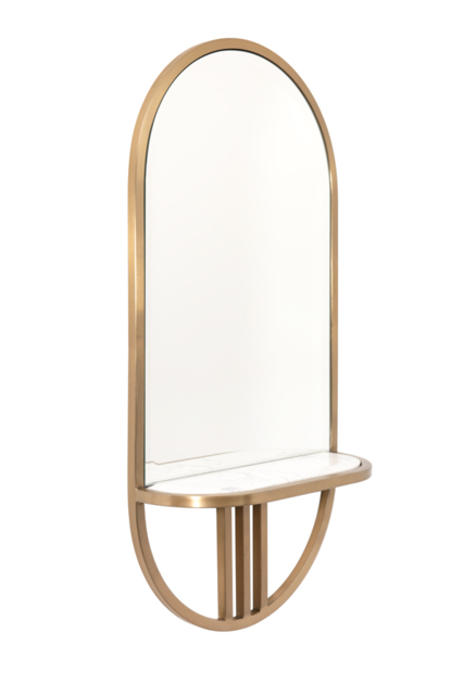 Aria Mirrored Wall Shelf - image 1