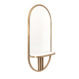 Aria Mirrored Wall Shelf - thumbnail 4