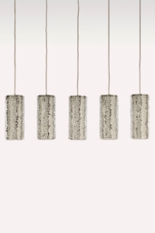 Moray Five Light Pendant Chrome