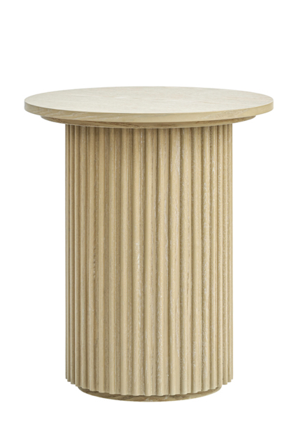 Ophelia Washed Grey Oak Side Table - image 1