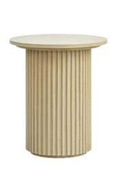 Ophelia Washed Grey Oak Side Table - thumbnail 1