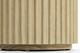 Ophelia Washed Grey Oak Side Table - thumbnail 7