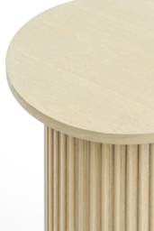Ophelia Washed Grey Oak Side Table - thumbnail 5
