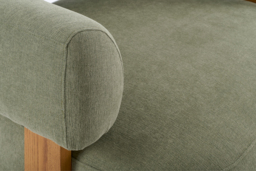 "Pax Accent chair Sage Green – Chestnut " - thumbnail 6