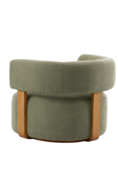 "Pax Accent chair Sage Green – Chestnut " - thumbnail 3