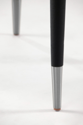 Sophia Dining Chair - Black - Silver Caps - thumbnail 5