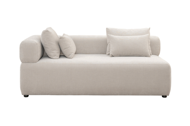 "Beck Left Hand Chaise Longue – Parchment " - image 1