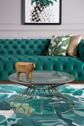 Mali Brass Coffee Table - thumbnail 2