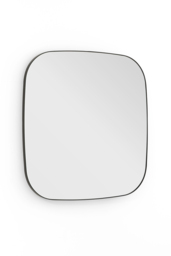 Emmerson Soft Square Mirror - Matt Black