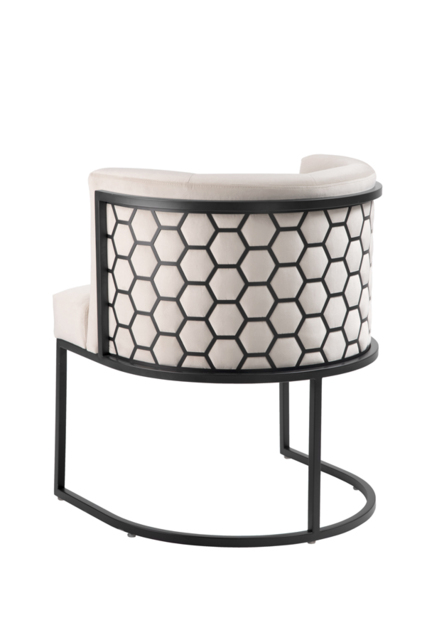 Alveare Dining Chair Black – Chalk - image 1