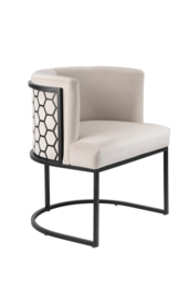 Alveare Dining Chair Black – Chalk - thumbnail 5