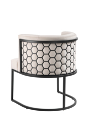 Alveare Dining Chair Black – Chalk - thumbnail 1