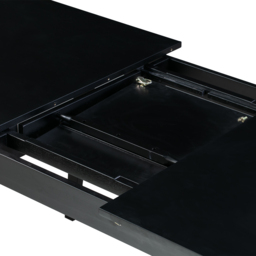 Capri Black Extending Dining Table and 6 Hera Chairs - thumbnail 4
