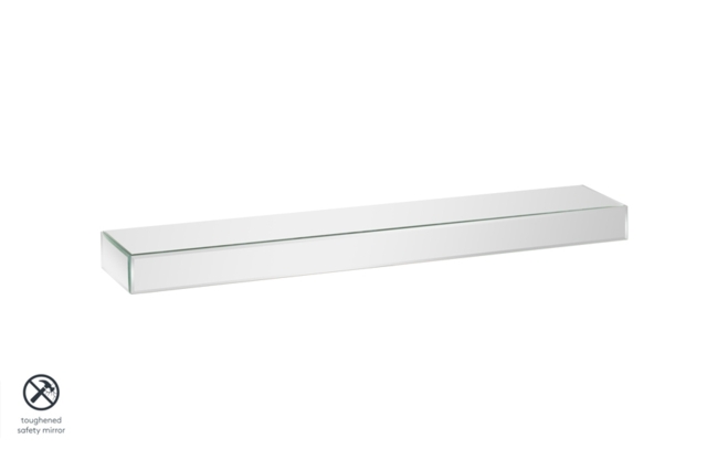 Mirrored Floating Wall Shelf 90cm - image 1