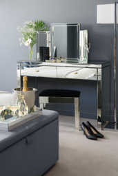 "Aphrodite  Mirrored Dressing Table " - thumbnail 4