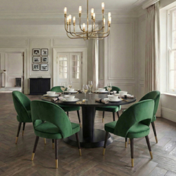 Rossini Dining Chair Bottle  Green - thumbnail 2