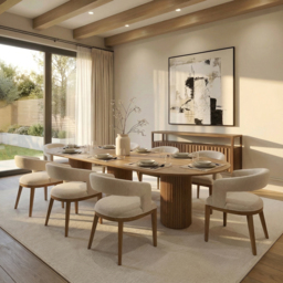 "Ophelia Chestnut XL Dining Table " - thumbnail 2