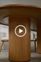"Ophelia Chestnut XL Dining Table " - thumbnail 9