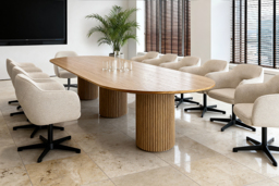 "Ophelia Chestnut XL Dining Table " - thumbnail 4