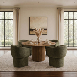 Maeve Dining Chair – Forest Green - thumbnail 3