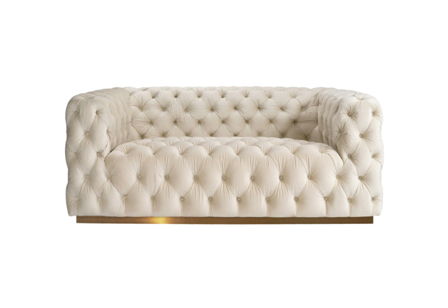 Frankfurt Two Seat Sofa - Chalk - image 1