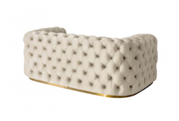 Frankfurt Two Seat Sofa - Chalk - thumbnail 6