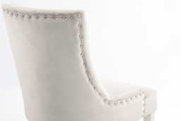 Torino Dove Grey Dining Chair with Stainless Steel Legs - thumbnail 7