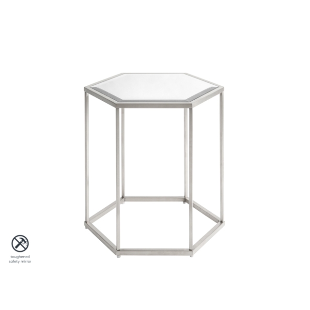 "Alveare Silver Side Table " - image 1