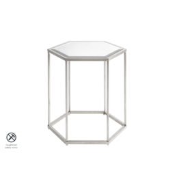 "Alveare Silver Side Table "